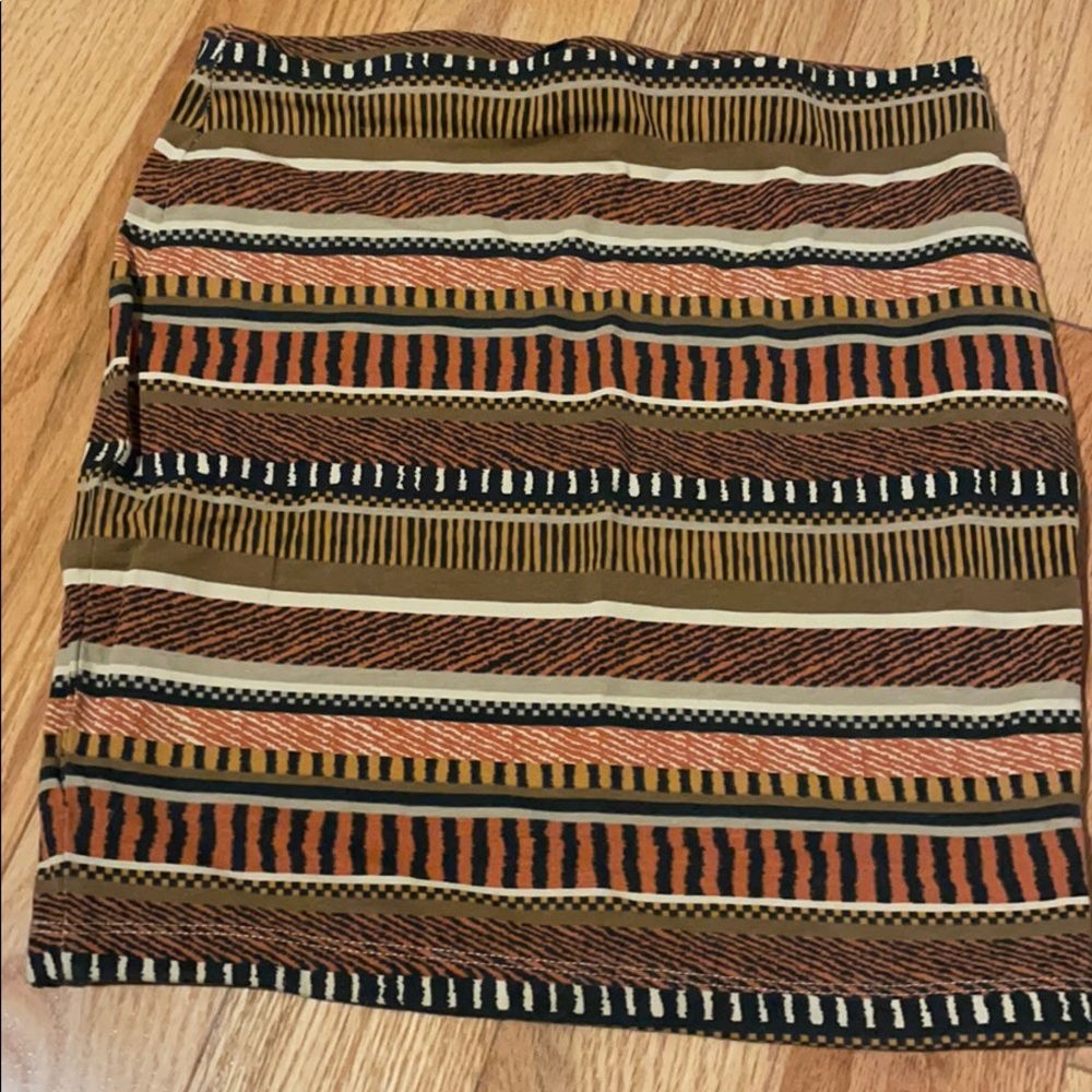 Tribal Print Mini-Skirt